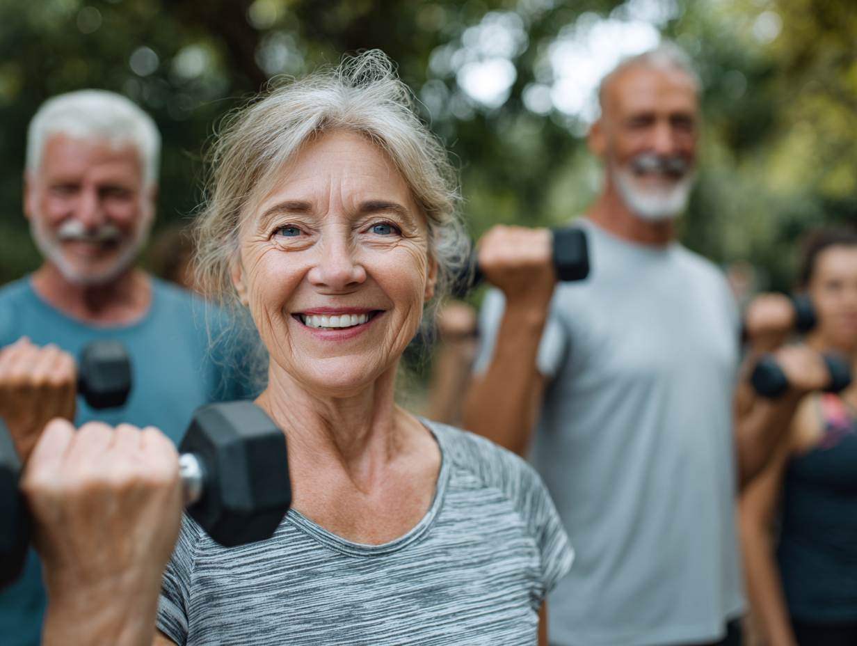 Persoană făcând exerciții de fitness în aer liber