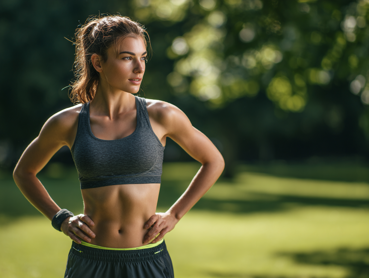 Grup divers de oameni făcând exerciții împreună